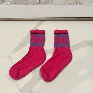 Versace pink and blue socks